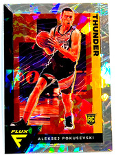 2020-21 Panini Flux Basketball RC Rookie Cracked Ice #225 Aleksej Pokusevski