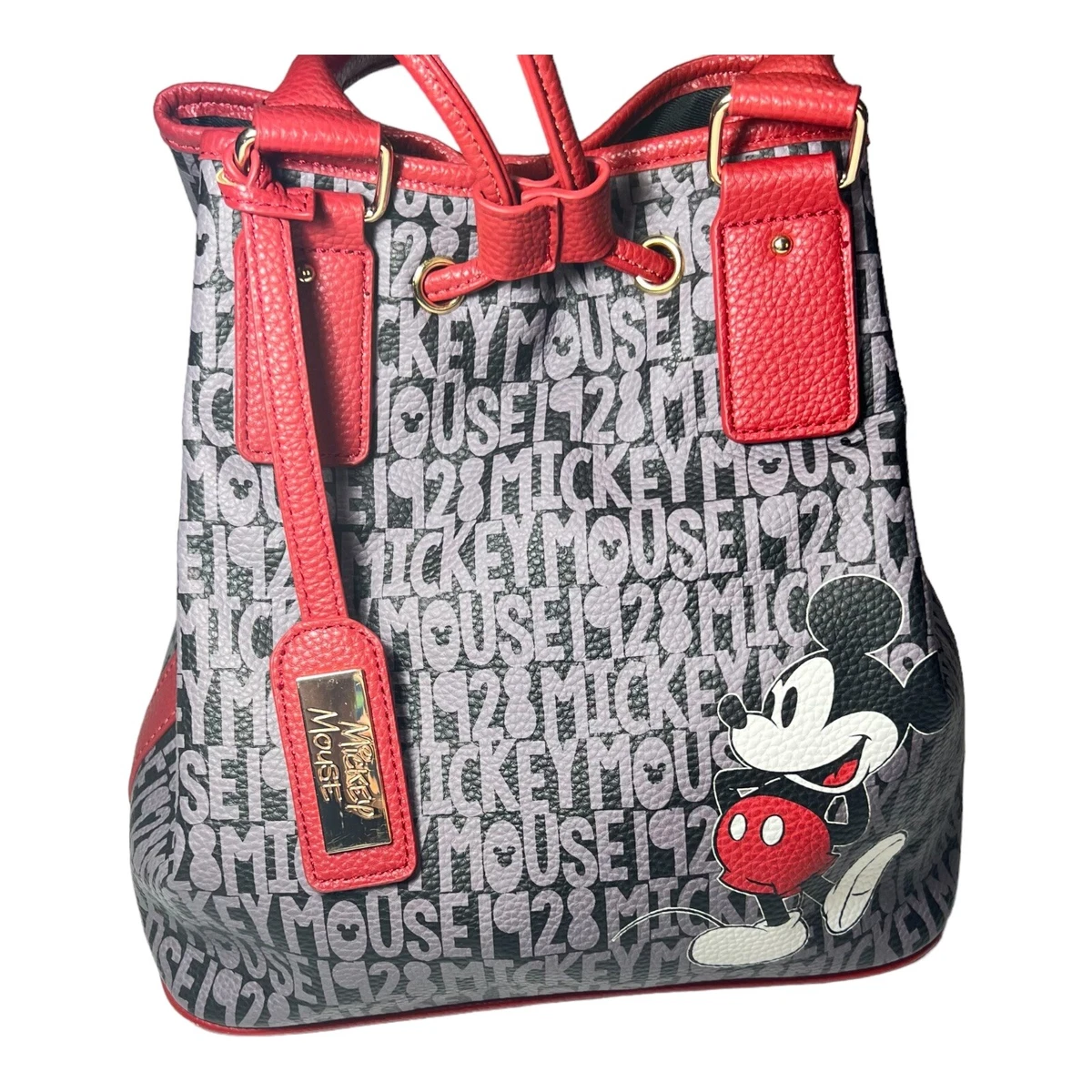 Disney Forever Mickey Mouse Womens Handbag With Luggage Tag