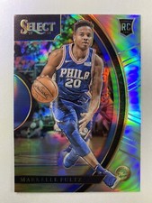 2017-18 Panini Select Concourse Silver Prizm Markelle Fultz #68 RC Rookie Card. rookie card picture