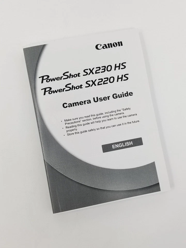 Libro manual de instrucciones para cámara digital Canon SX230 HS del propietario NUEVO Foto 2 de 2