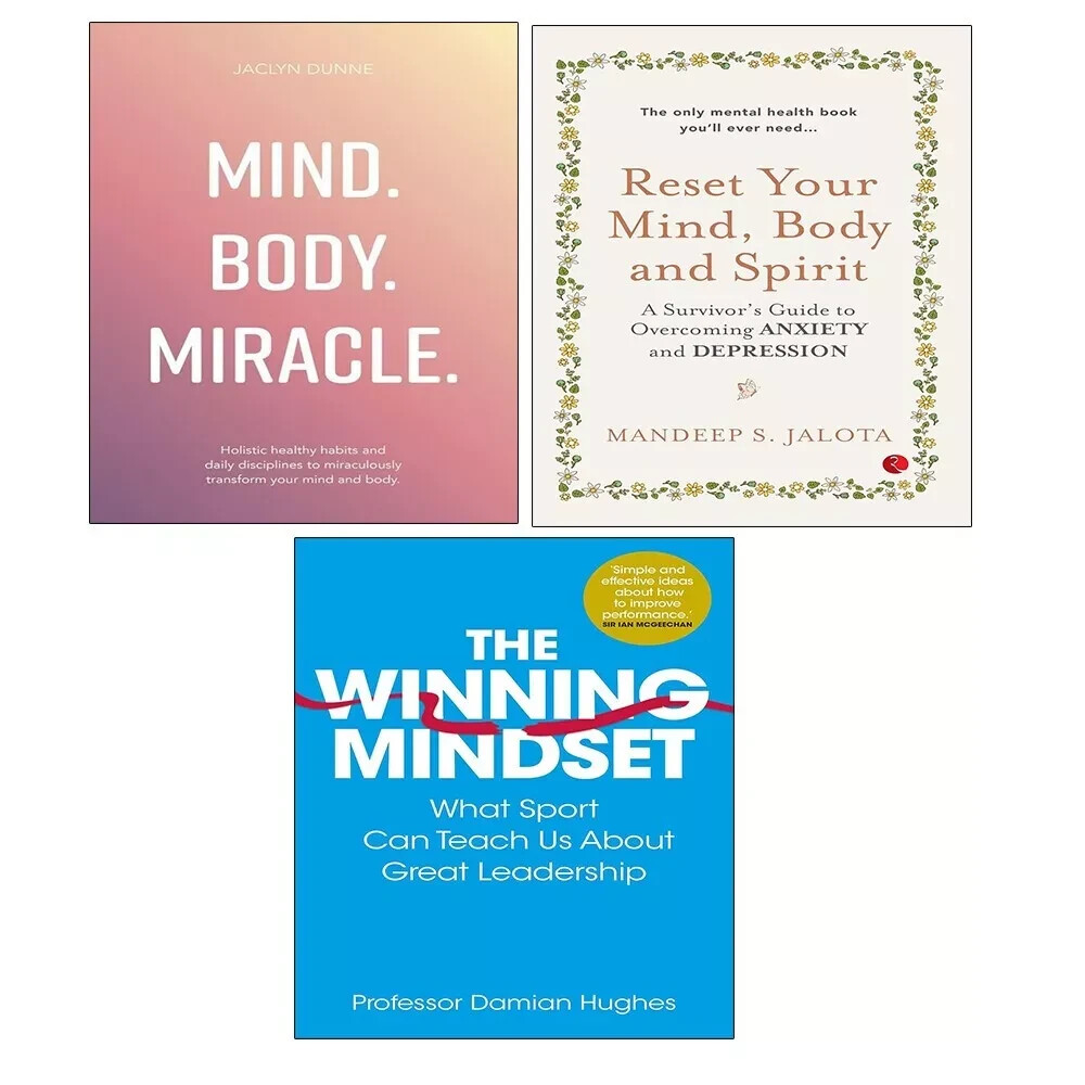 Winning Mindset, Mind Body Miracle, Reset Your Mind Body Spirit 3 Books Set - Image 3