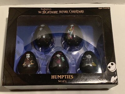 Vintage Nightmare Before Christmas Humpties Boxed Set 5 Pieces Neca 2004