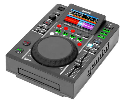 Gemini MDJ-600 Single Tabletop USB/CD Media Player DJ MIDI