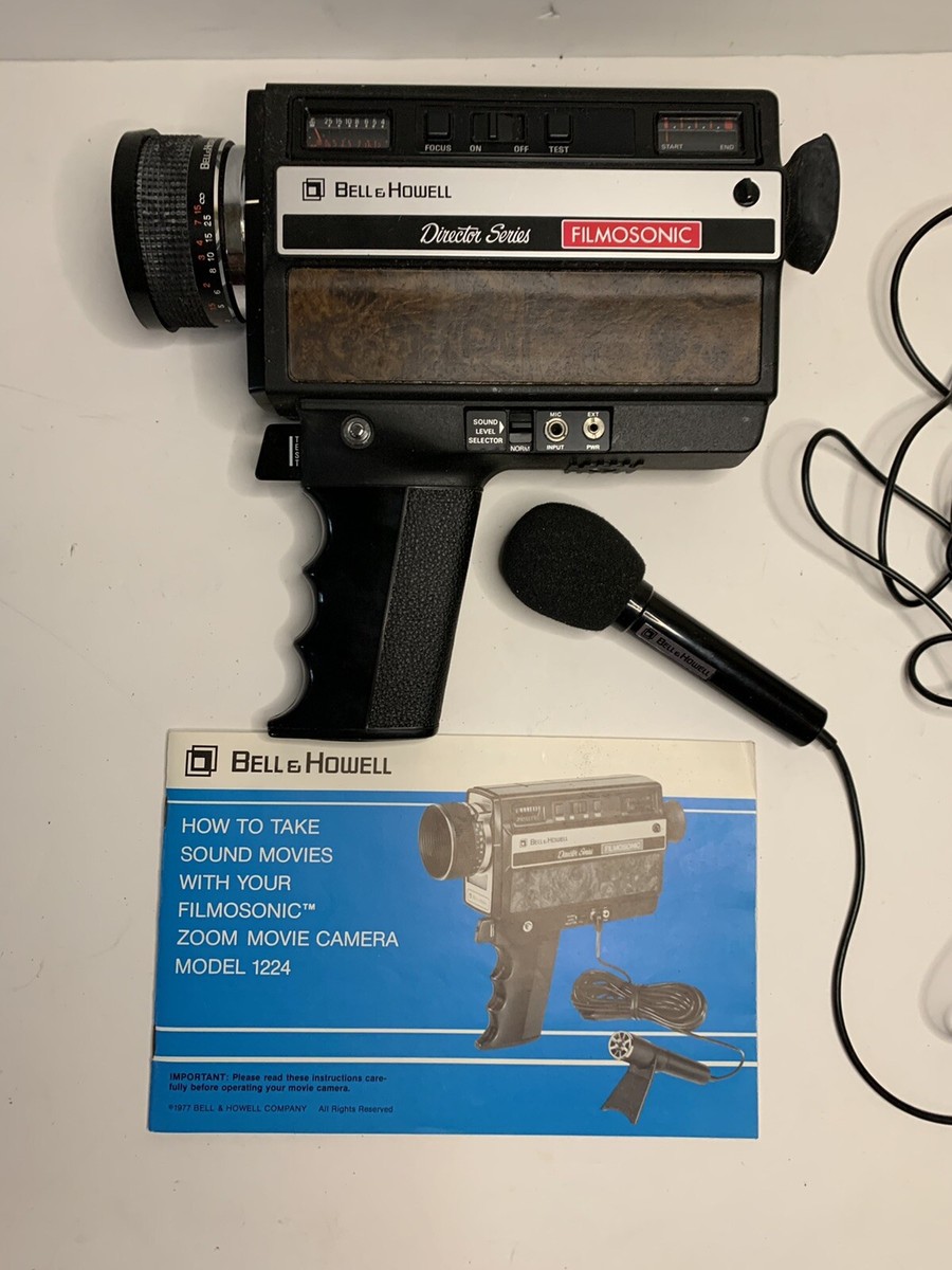 Bell & Howell Model 12 フィルム映写機 本体 BELL & HOWELL FILMOSONIC DIRECTOR SERIES 1224 VIDEO CAMERA. AS-IS