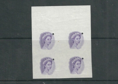 RHODESIA and NYASALAND 1954 WATERLOW PROOF VIGNETTE L2 blk/4 MNH