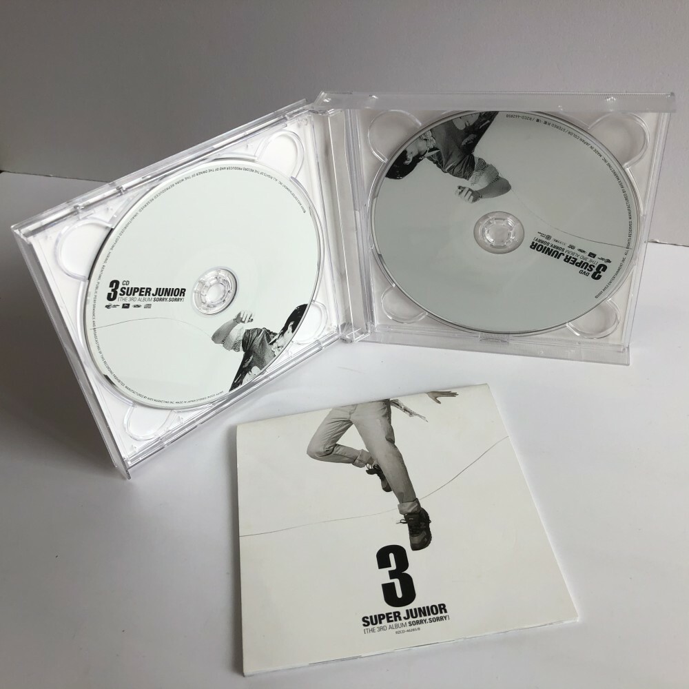 SUPER JUNIOR Sorry Sorry The 3rd Album CD+DVD JAPAN | eBay
