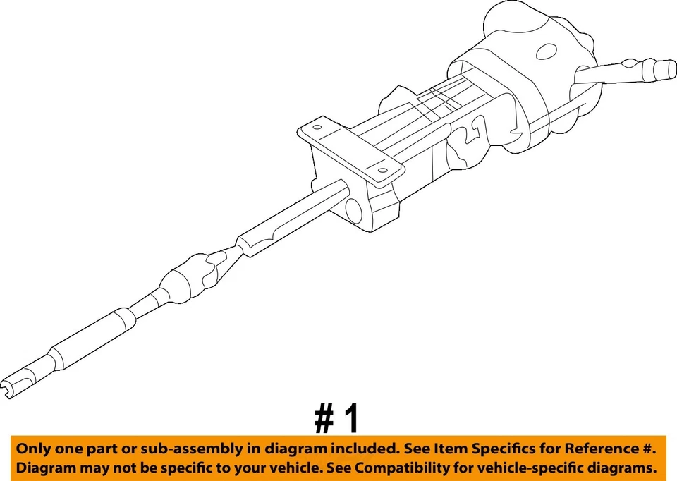 Оригинальная рулевая колонка с ключом для Hummer H2 2003 2004 2005 2006 2007 годов выпуска - Изображение 4 из 4