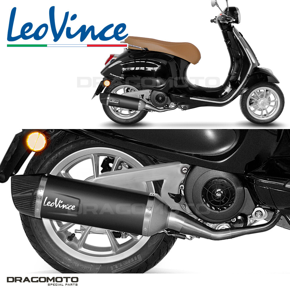 Ligne LeoVince Nero pour Vespa Primavera 125 : sublimez vos trajets urbains au quotidien
