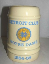 University Of Notre Dame Alumni DETROIT CLUB 1954-55 20oz. Mug Stein Tankard