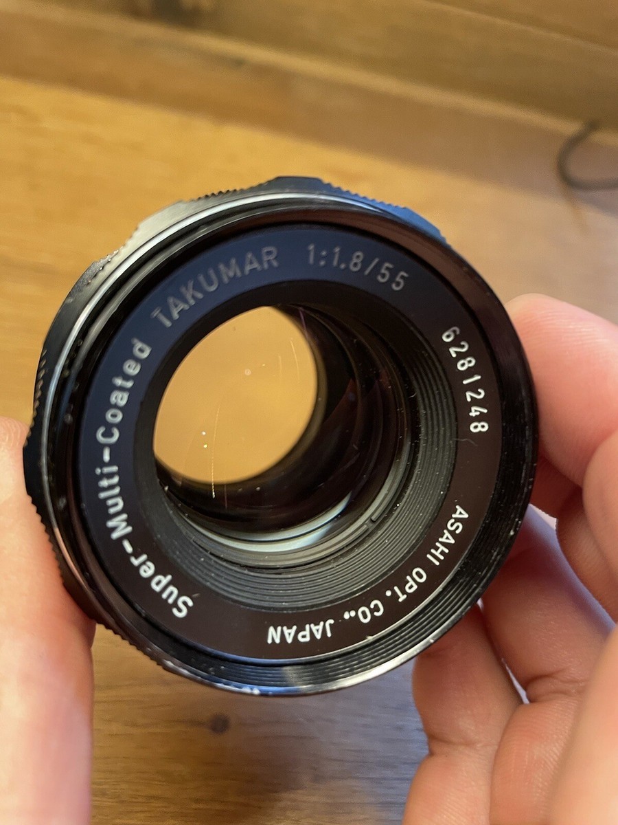 ペンタックス SP F SPOTMATIC／SMC TAKUMAR 55mm Near Mint* Pentax Spotmatic SP Black Film Camera SMC Takumar