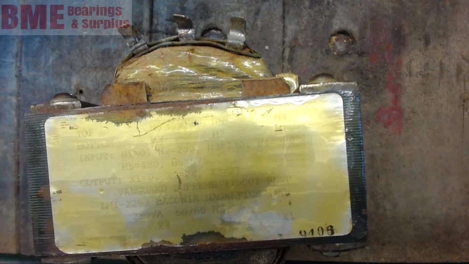 Transformador Vanguard 775001 250 Va 200/230/380/480 Pri V, 24/27 Sec V Foto 4 de 4