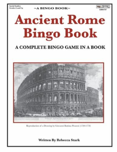 Ancient Rome Bingo Book by Stark, Rebecca, Like New Used, Free shipping in th...