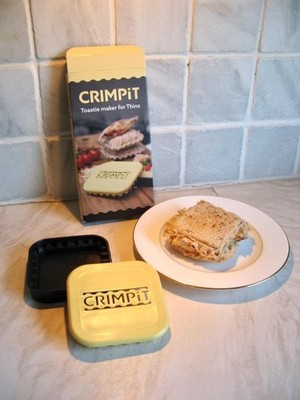 CRIMPIT Toastie Maker Sandwich Toaster Crimps Brot in Toast Snack Paket