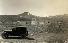 1920s Contact Nevada Table Mt. & Lall Mt. RPPC Photo Postcard COPY