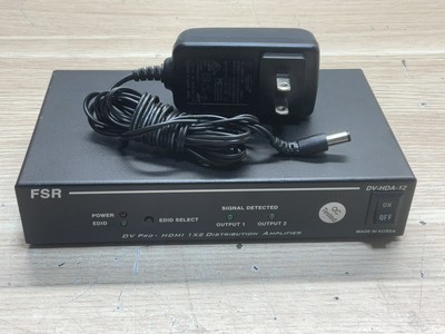 FSR DV-HDA-12 DV Pro / HDMI 1x2 Distribution Amplifier 1080P /JUA2423