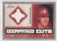 2003 Flair Diamond Cuts Jerseys JD Drew #DC-JD 2k3