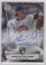 2025 Topps Tribute League Inauguration Gold 69/75 Hurston Waldrep Auto nd3