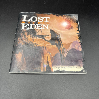 Lost Eden 3DO Manual Only! rough shape Damaged writing READ