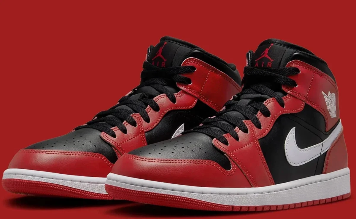 Las mejores ofertas en Jordan 1 Mid Gym Red Black White | eBay