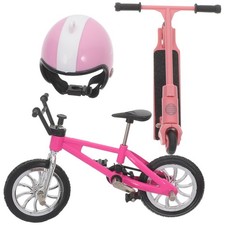 Tiny Bicycle Model Dirt Bike Toy Bicycles for Decoration Dollhouse Scooter