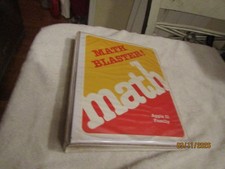 Davidson Apple II II 11e 1983 Math Blaster Computer Game with Both Discs Manual