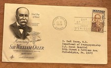 CANADA SPECIAL EVENT FDC HONORING SIR WILLIAM OSLER AT OTTAWA 1969 Cachet