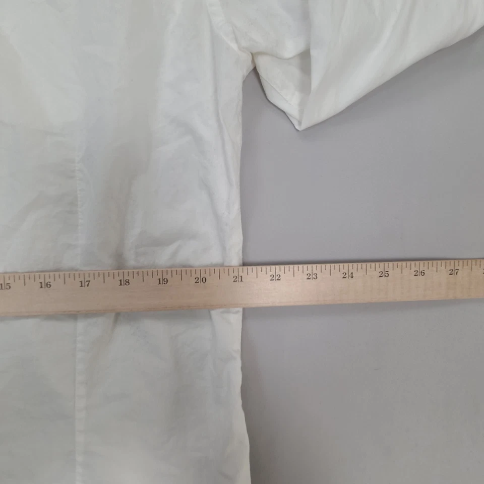 Рубашка Bugatchi на пуговицах мужская очень большая синяя классический крой хлопковое платье повседневное - Изображение 4 из 4