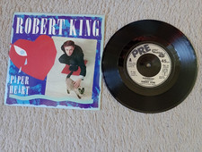 Robert King  - Paper Heart 7", Single Vinyl Record