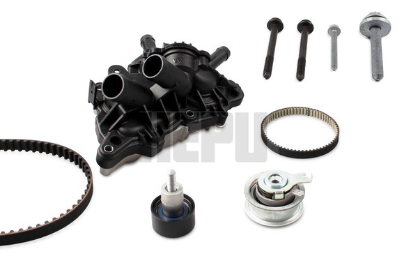 Hepu Wasserpumpe + Zahnriemensatz FüR VW Golf VII 5G1 BE1 1.4 TSI BQ1-image