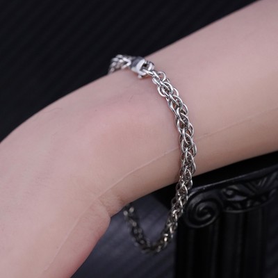 7” 5mm, vintage Prochain sterling silver 925 handmade rope chain