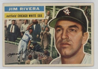 1956 Topps Jim Rivera (Gray Back) #70 1sw9