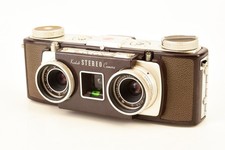 Kodak Stereo 35mm Film Camera with 35mm f/3.5 Lens AS-IS for PARTS or REPAIR V27