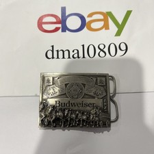 Vintage Budweiser Clydesdales belt buckle used