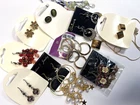 Deadstock Y2K Jewellery Whimsigoth Earthy Bundle - Necklace earrings etc A1 HAI
