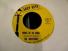 DOO-WOP THE BOSSTONES MOPE-ITTY MOPEWINGS OF AN ANGEL 7" RECORD SUPERB EX