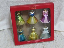 2021 Hallmark Keepsake Ornament Fit For A Princess Disney Set Of 6