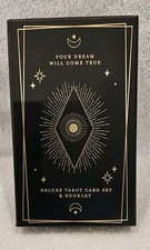 Deluxe Tarot Card Set With Booklet Includes 78 Cards and Storage box