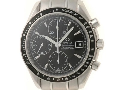 Omega Speedmaster Date 3210.50 Stainless Steel 40mm Black Dial Automatic #DW591