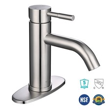 Aquaterior Single Handle Deck-mount Vessel Faucet Bathroom Vanity Mixer Tap