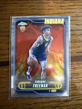 2024-25 Topps Chrome - Enrique Freeman #111 (RC) Indiana Pacers