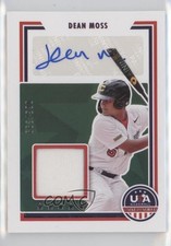 2022 USA Baseball Stars & Stripes Signatures /399 Dean Moss (Blue Ink) Auto 0j81