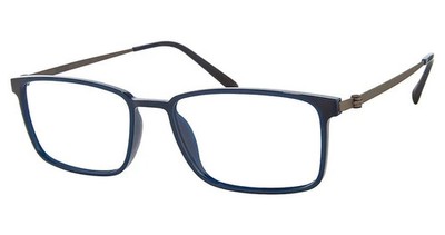 MODO MODEL 7021 NAVY Mens Designer Eyeglasses Frame 53-17-145 R1000 + Titanium