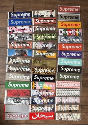 Supreme Box Logo Sticker Lot