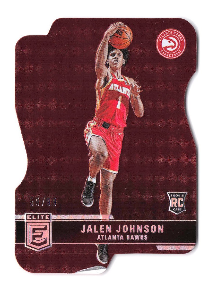 2021-22 Donruss Elite - Jalen Johnson #229 Aspirations Red RC /99 COLOR MATCH!