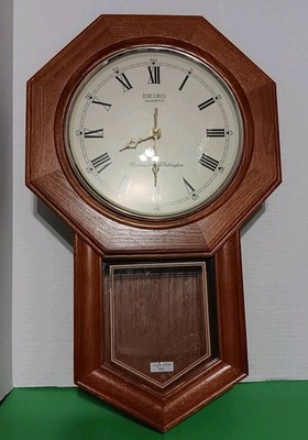 Seiko Quartz Westminster Whittington Chime Wall Clock Tested