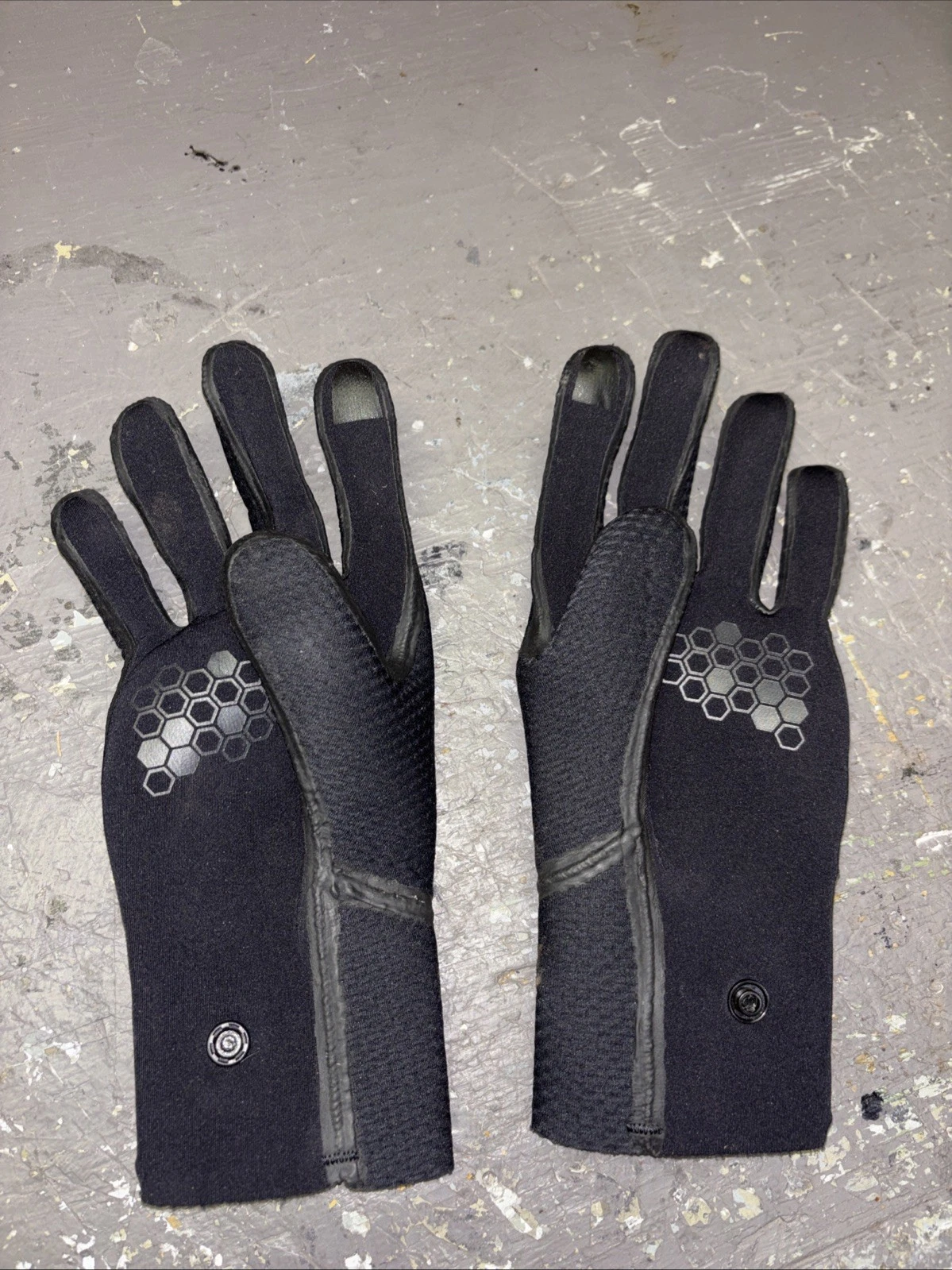 Simms Fishing ExStream Neoprene Gloves - Black Large