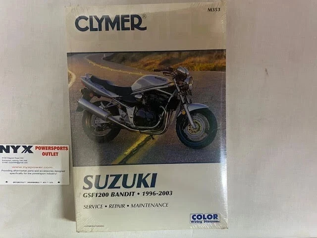 Bandit 1200 GSF1200 Motorcycle Repair Manuals & Literature for