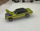 Hot Wheels Redlines *RESTORED* Custom Cougar Spectraflame Yellow w/dark Interior