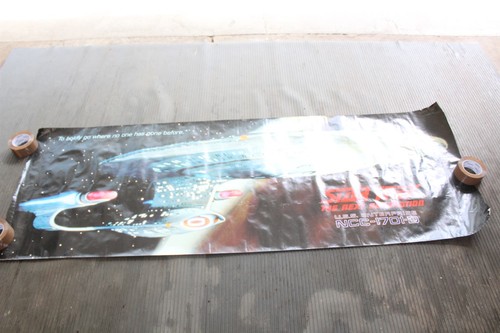  1991 Star Trek Giant Poster Enterprise 74" wide Vintage Collectible