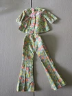 Vintage Flower POWER BARBIE OUTFIT 60's Pants and top